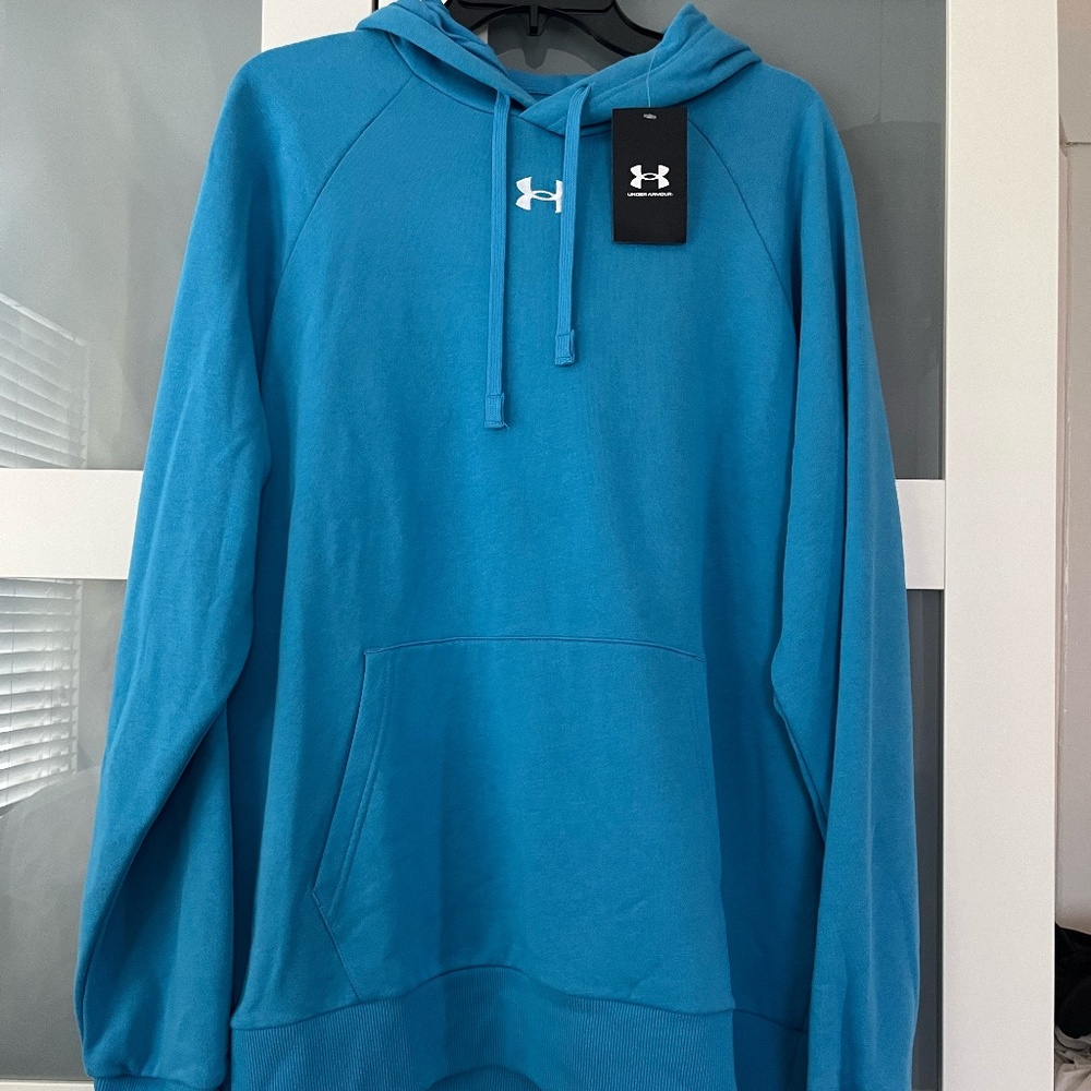 NEW Men's Under Armour Rival Fleece Hoodie